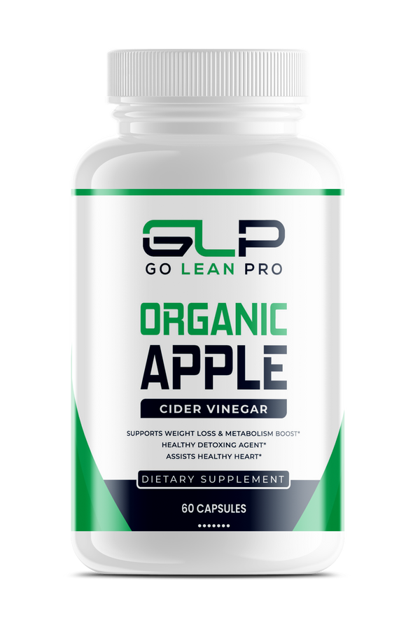 Apple Cider Vinegar Dietary Supplement by GLP - Assists Healthy Heart - Boosts Metabolism & Energy - 60 Capsules - goleanpro