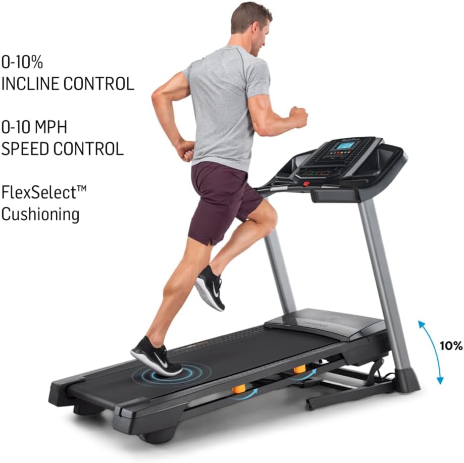 T Series: Perfect Treadmills for Home Use, Walking or Running Treadmill with Incline, Bluetooth Enabled, 300 Lbs User Capacity