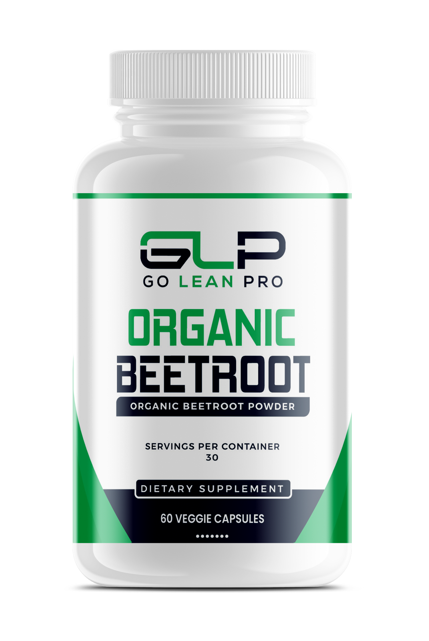 Organic Beetroot Dietary Supplement by GLP - Supports Performance & Energy Levels - Energize your Circulation - 60 Capsules - goleanpro