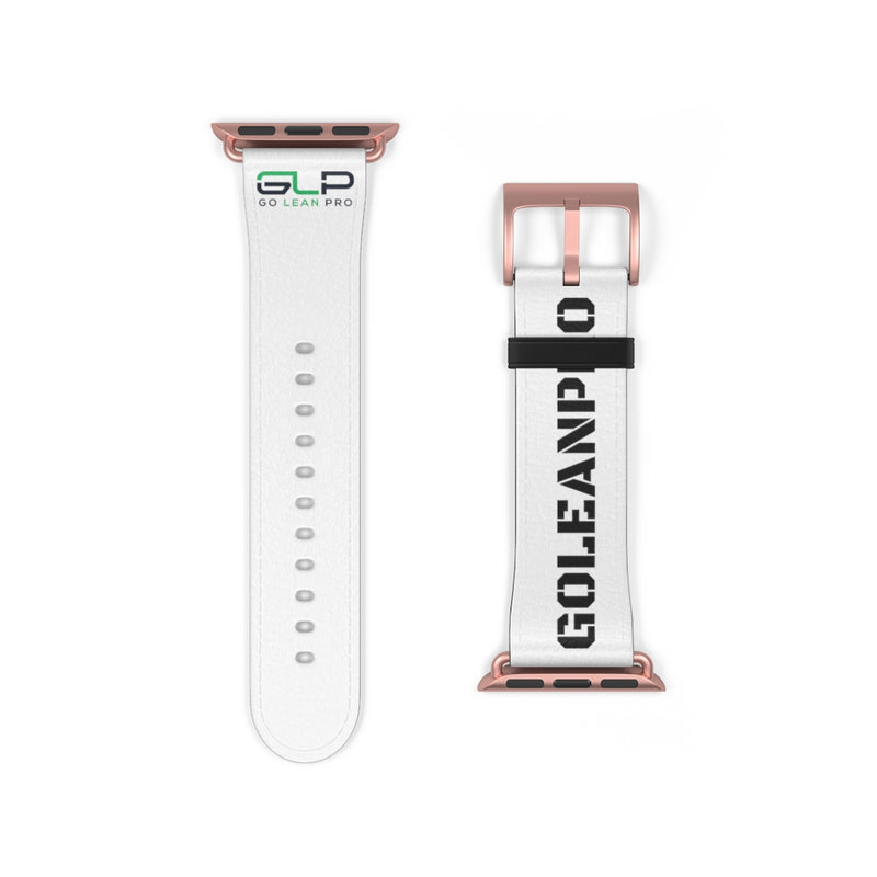 GLP Watch Band - Comfortable and Adjustable - Faux Leather Watch - Waterproof Material - Lightweight & Easy to Dry - Soft and Flexible - goleanpro