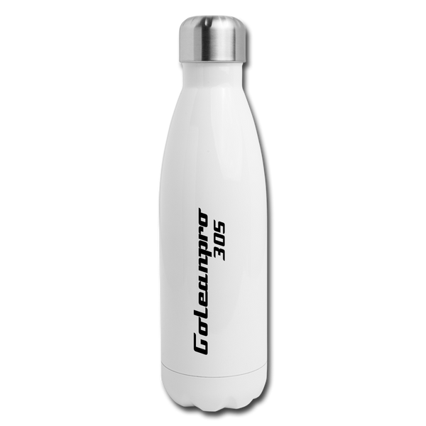 GLP Insulated Stainless Steel Water Bottle - BPA & Phthalate Free – Vacuum, Leak Proof, Wide Mouth Bottle - 17 fl. Oz - goleanpro